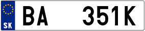 Truck License Plate